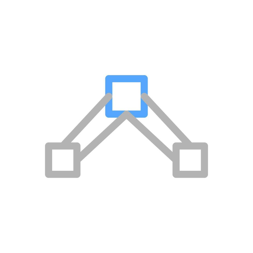 Abstract connection icon. Concept of network, connection, and communication. vector