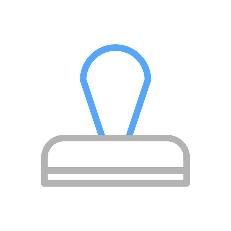Rubber stamp icon. Concept of approval, quality, and certification. vector