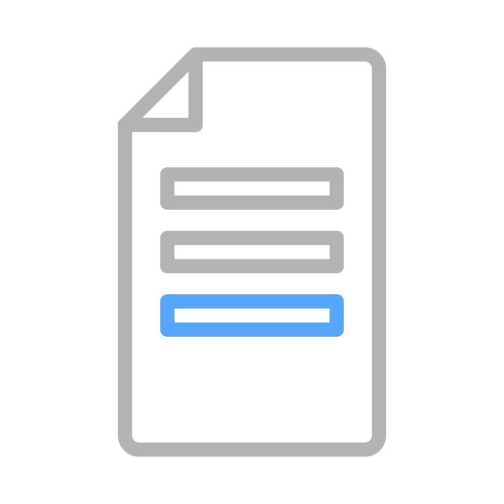 Document file icon. Concept of business, data, and information management. vector
