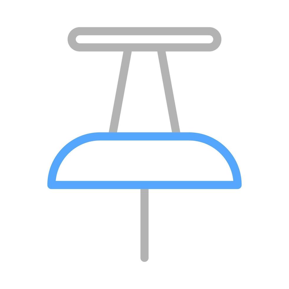 Pushpin icon for reminder and important note. Concept of reminder and important. vector