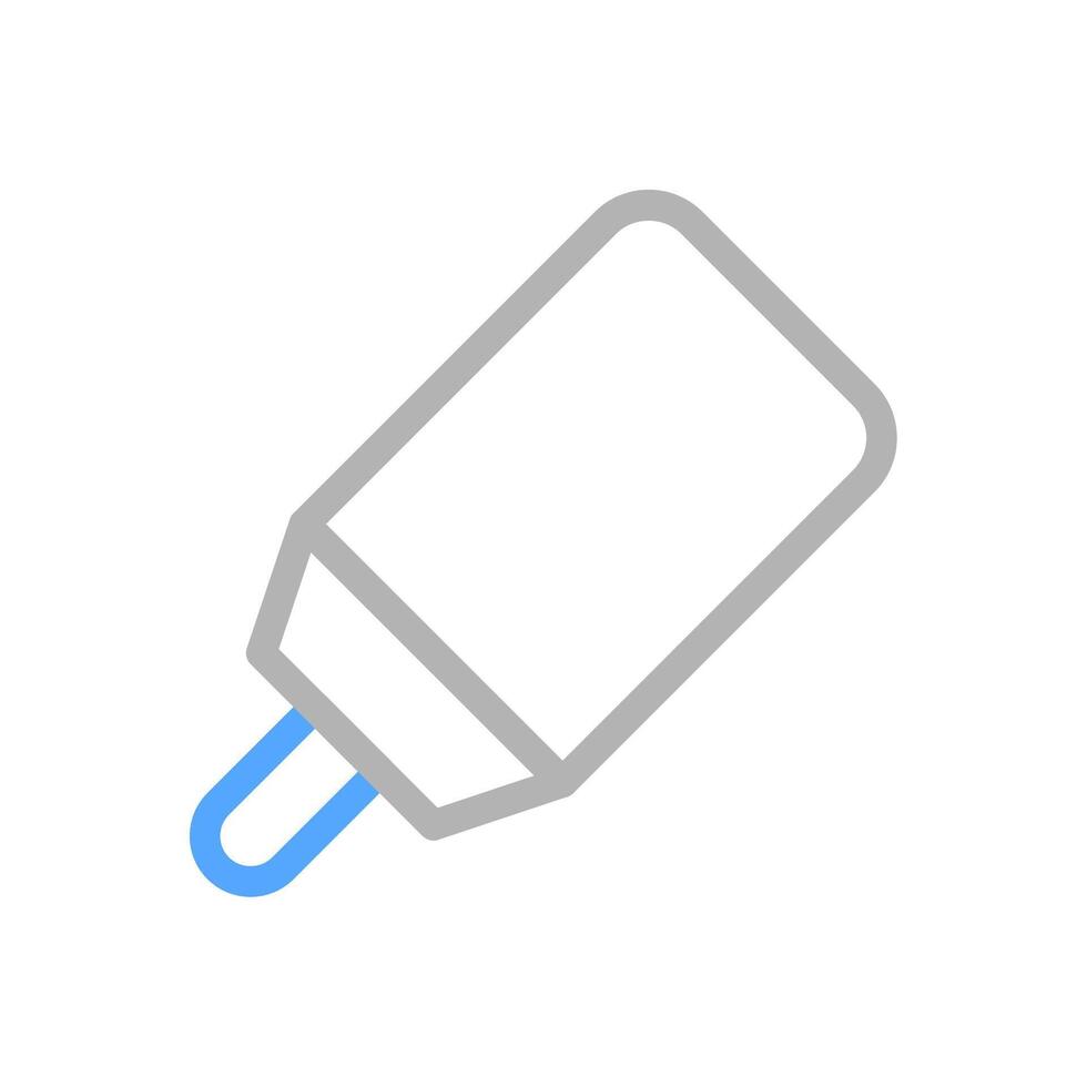 Simple Ice Cream Icon. Concept of Summer, Treat, and Dessert. vector