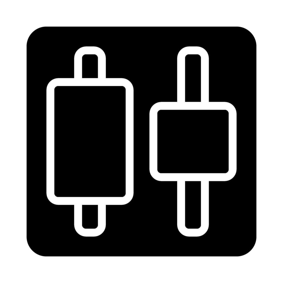 Control panel icon for adjusting settings. Concept of customization, configuration, and optimization. vector