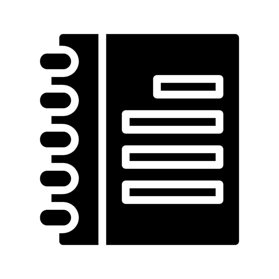 Spiral notebook icon. Concept of note taking, planning, and organization. vector