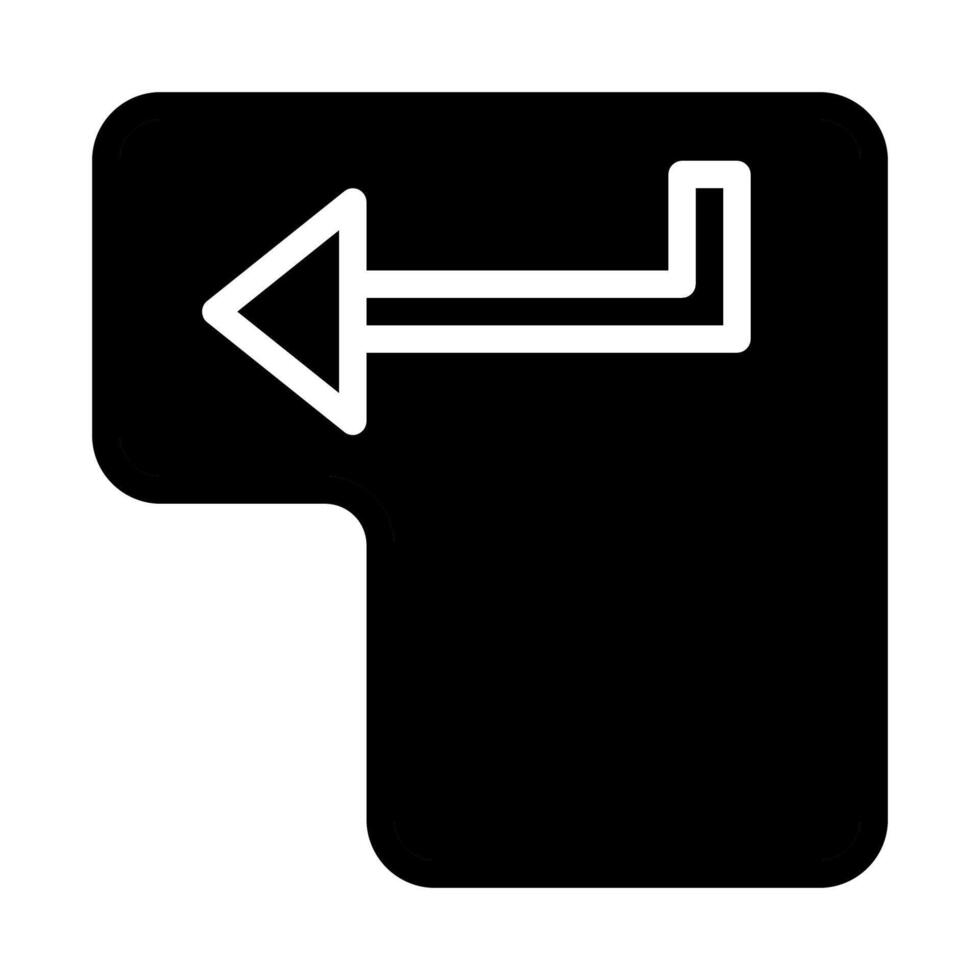 Enter key on computer keyboard. Concept of confirmation, submission, and technology. vector