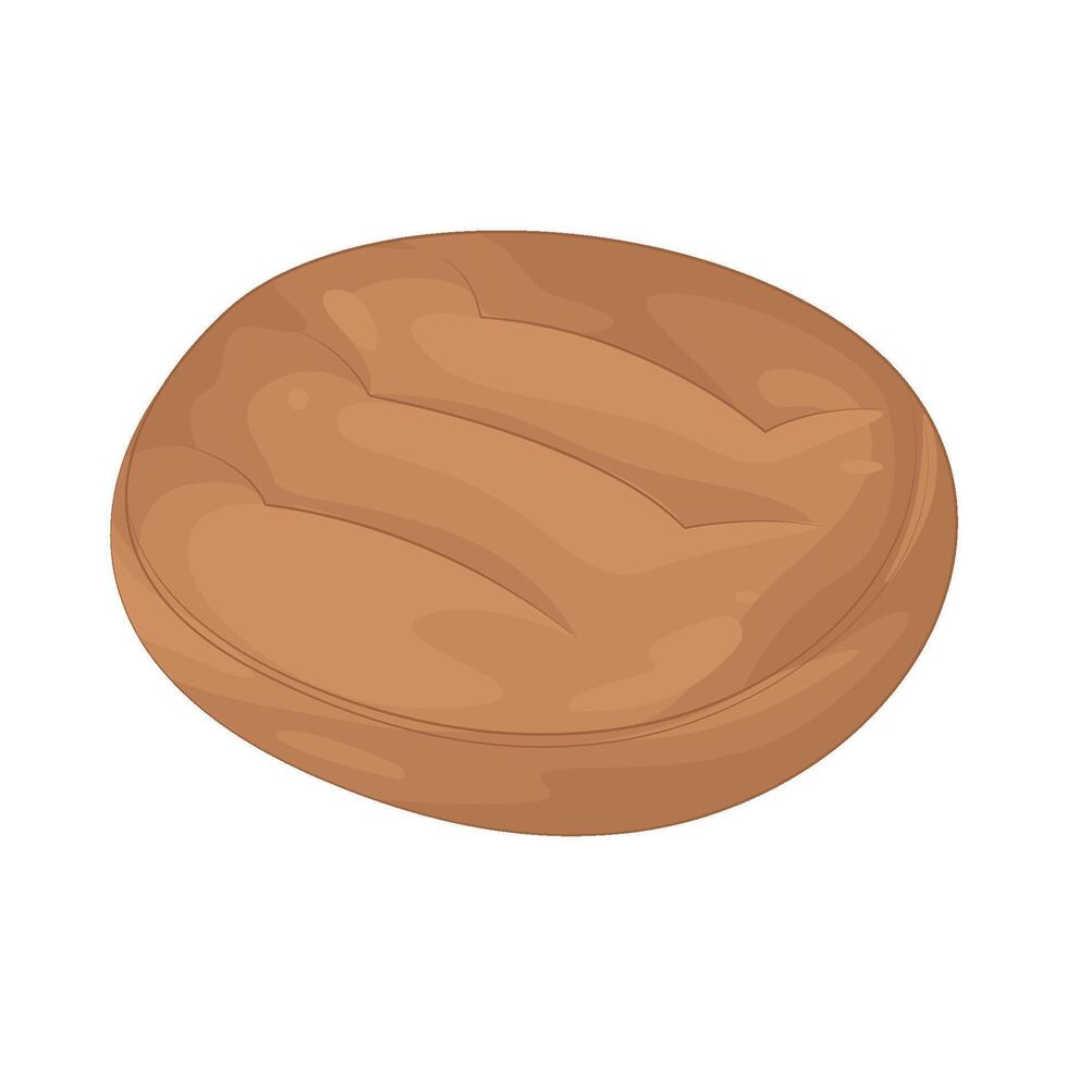 Illustration of floor cushion vector