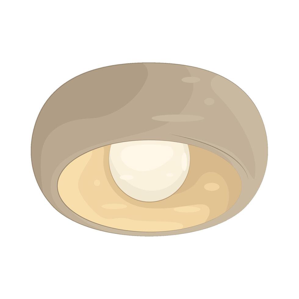 Illustration of ceiling light vector