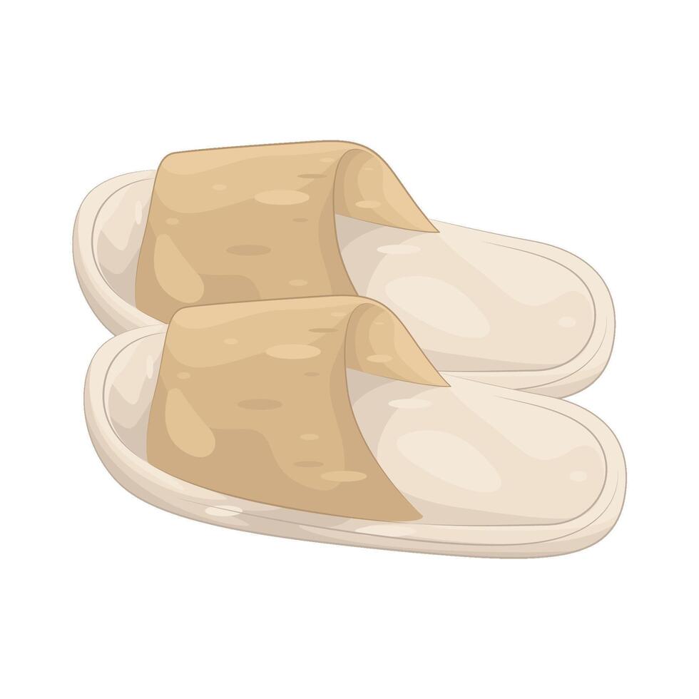 Illustration of Slippers vector