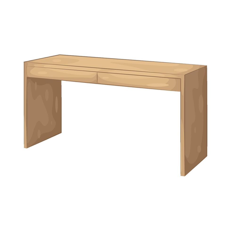 Illustration of Desk vector
