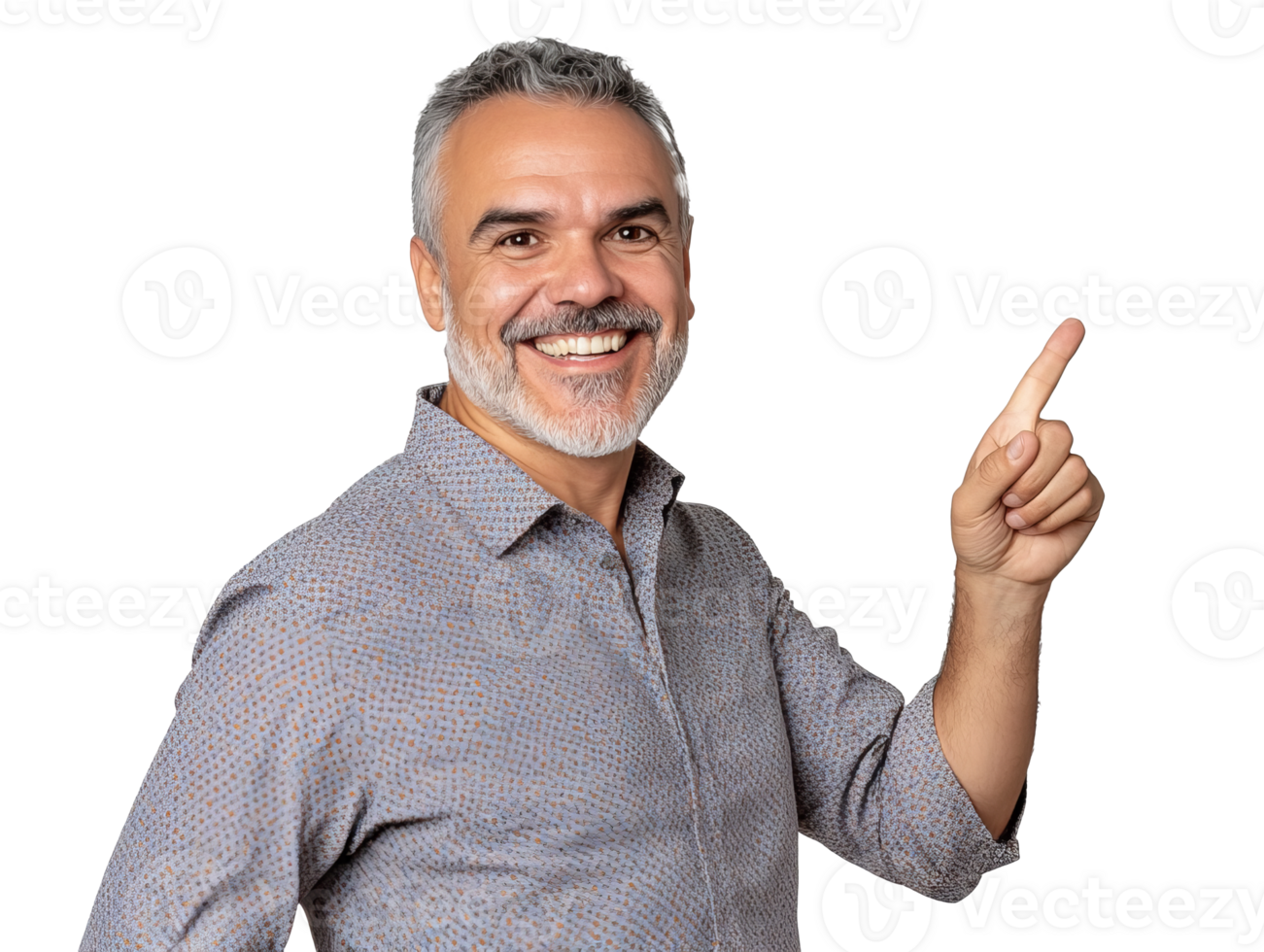 sorridente homem pontos dentro brilhante luz png