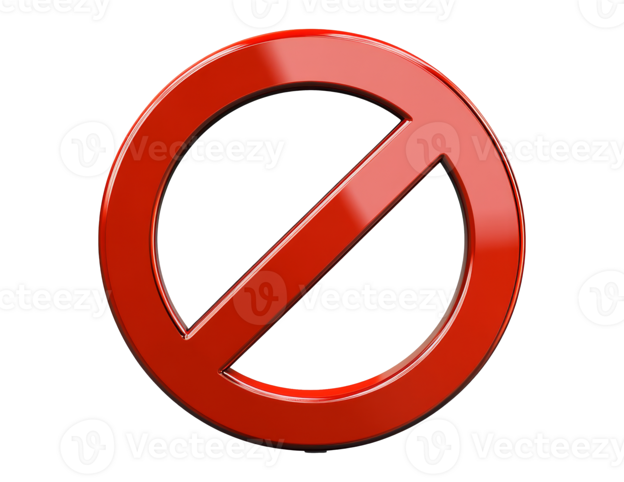 Red denotes no prohibition symbol png