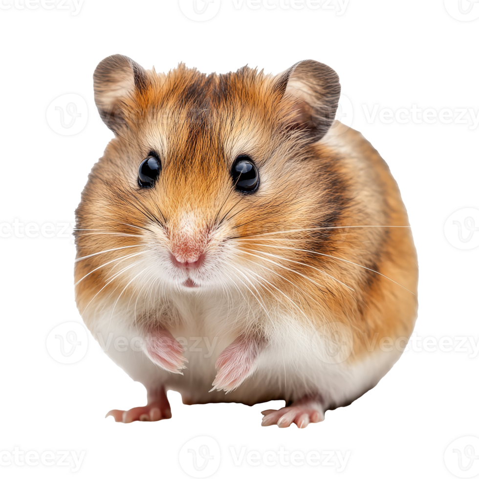Hamster upright in a tidy space png