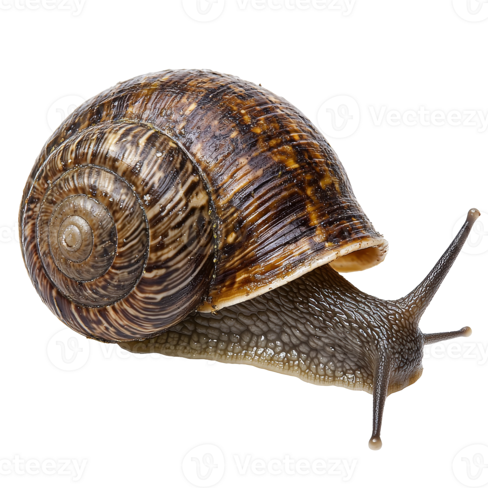 Snail slowly crawling on a light surface png