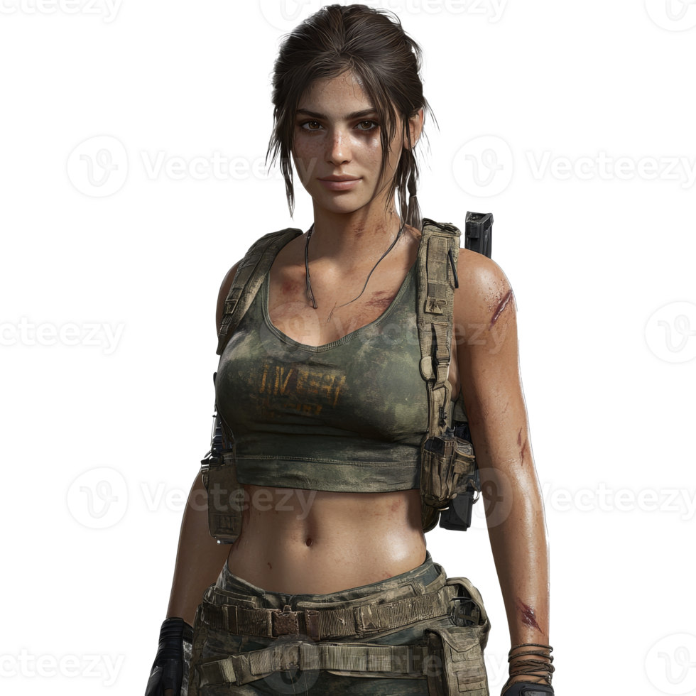 Tactical warrior ready for action png