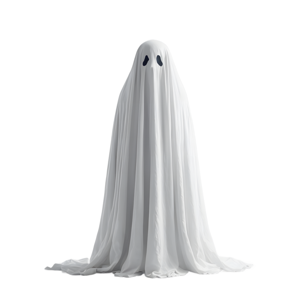 A 3D Rendered Ghost with a Transparent Background png