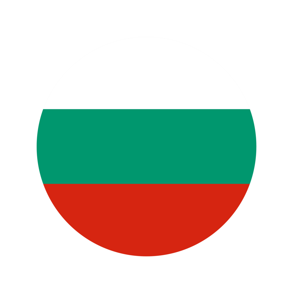 Bulgaria flag simple illustration for independence day or election png