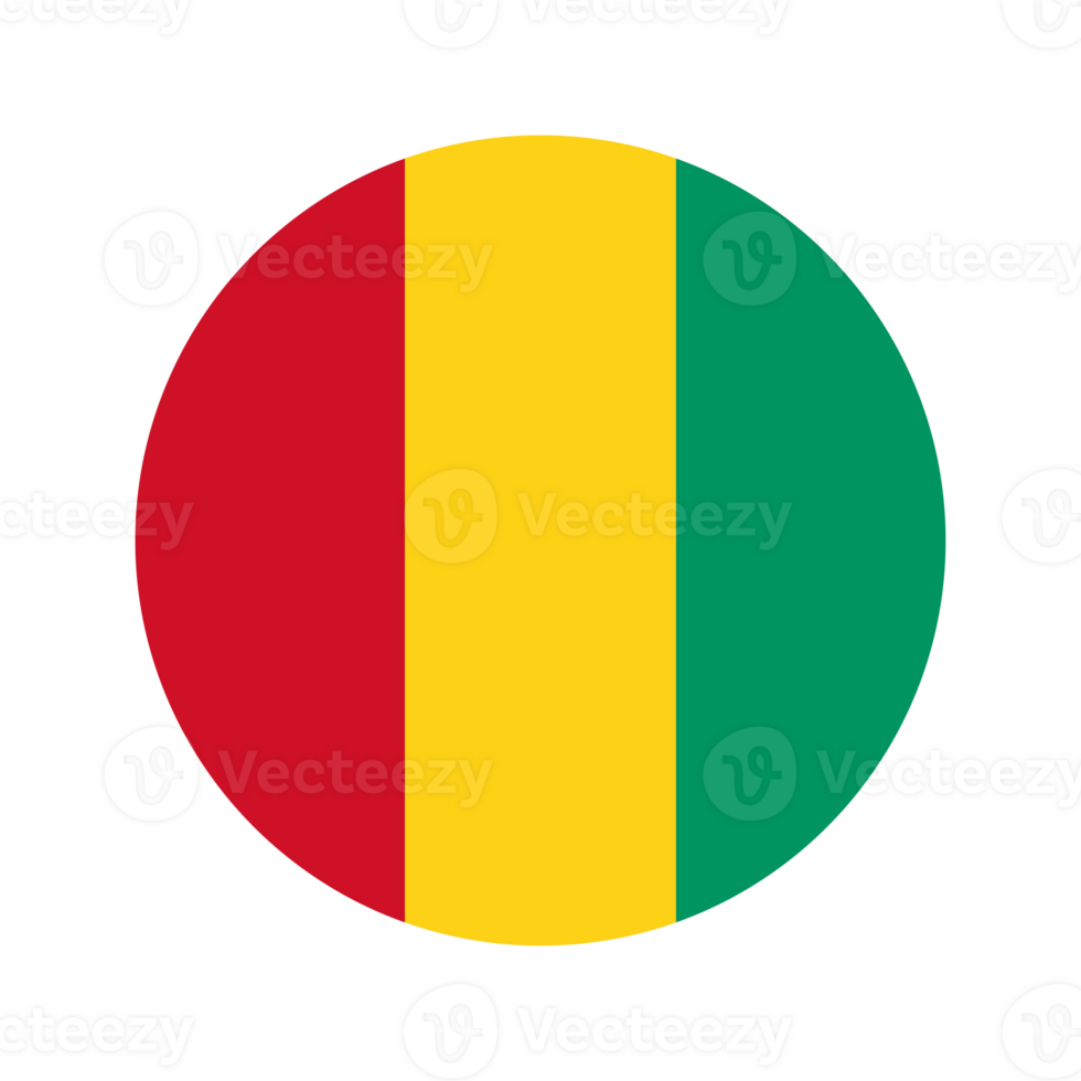Guinea flag simple illustration for independence day or election png
