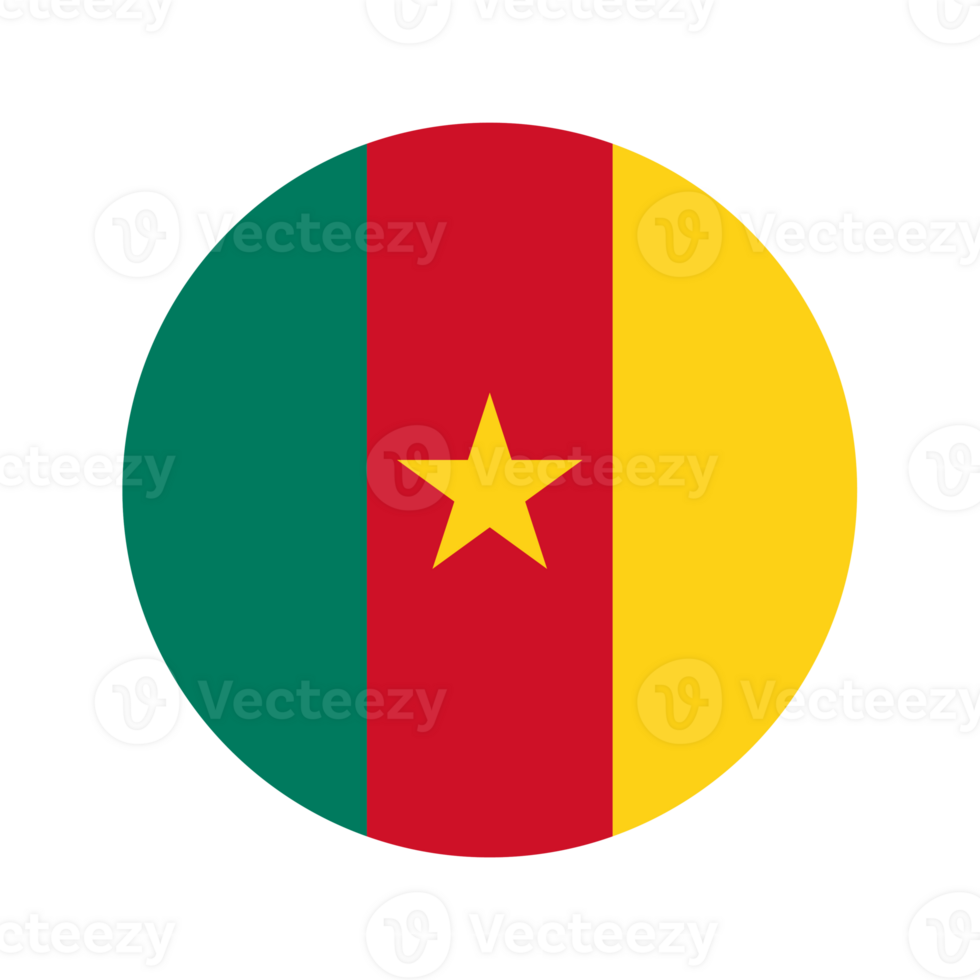 Cameroon flag simple illustration for independence day or election png