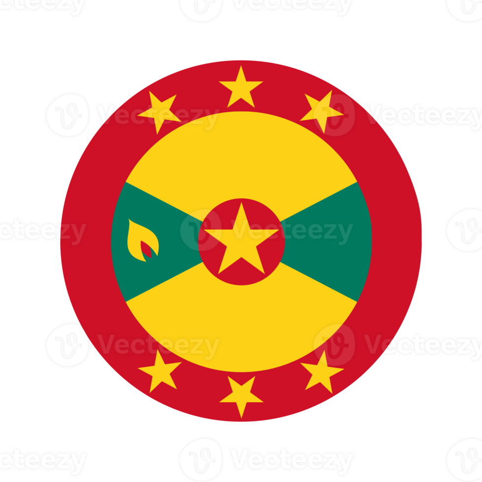 Grenada flag simple illustration for independence day or election png
