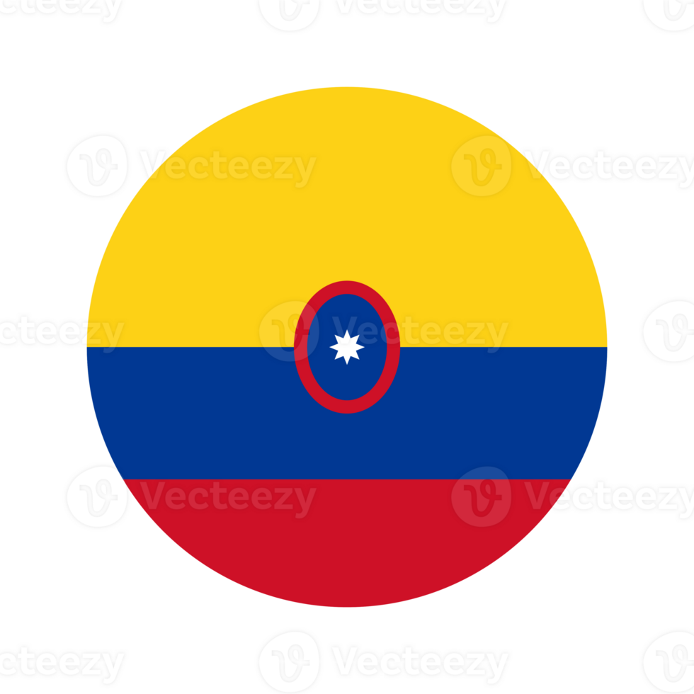 Colombia flag simple illustration for independence day or election png