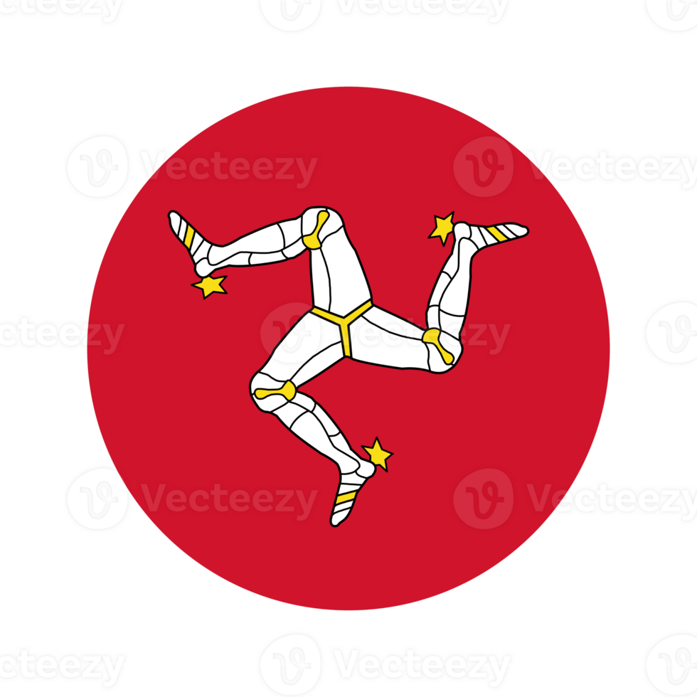 Isle of Mann flag simple illustration for independence day or election png