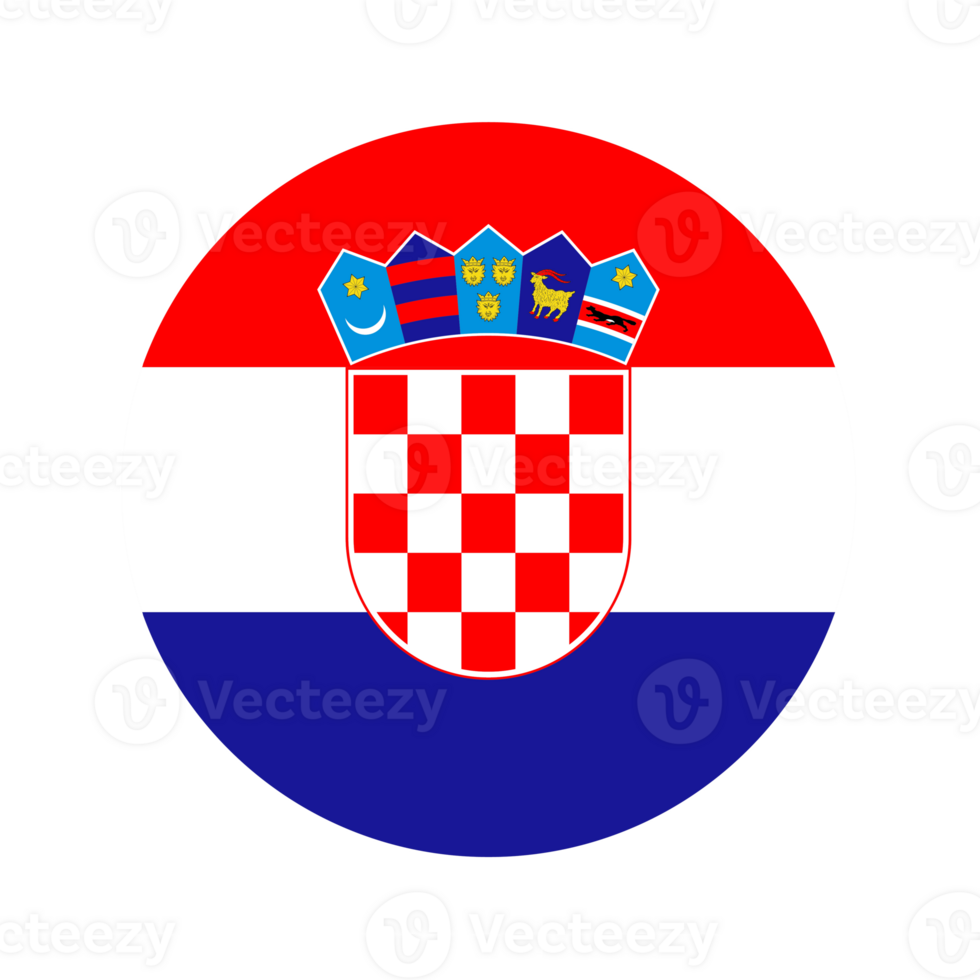 Croatia flag simple illustration for independence day or election png