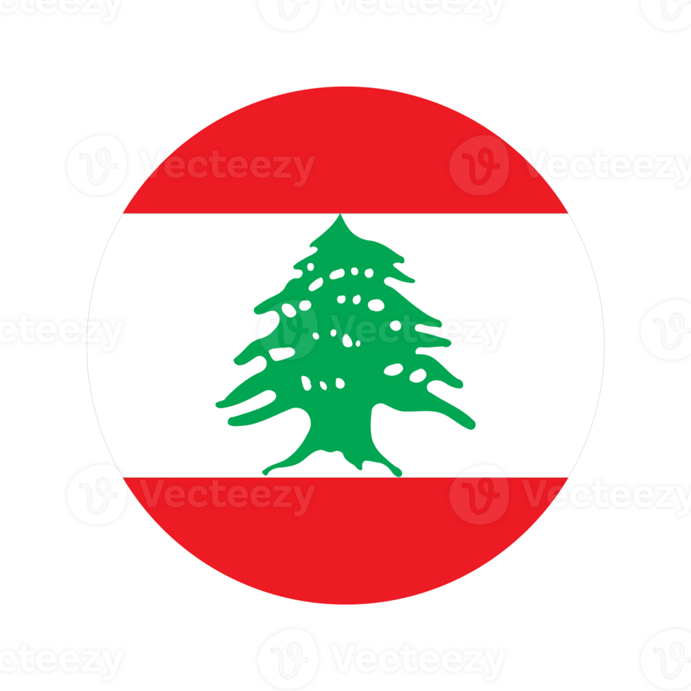 Lebanon flag simple illustration for independence day or election png