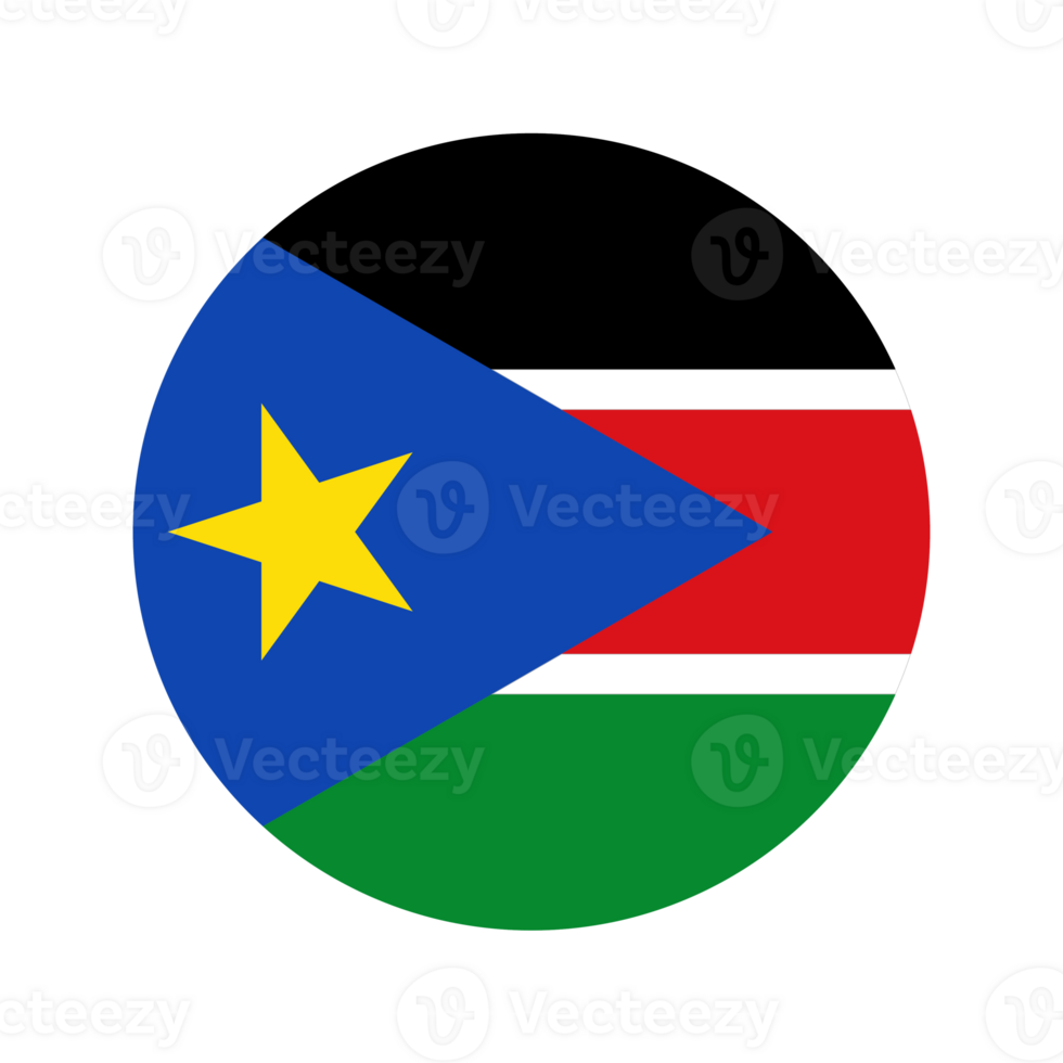 South Sudan flag simple illustration for independence day or election png