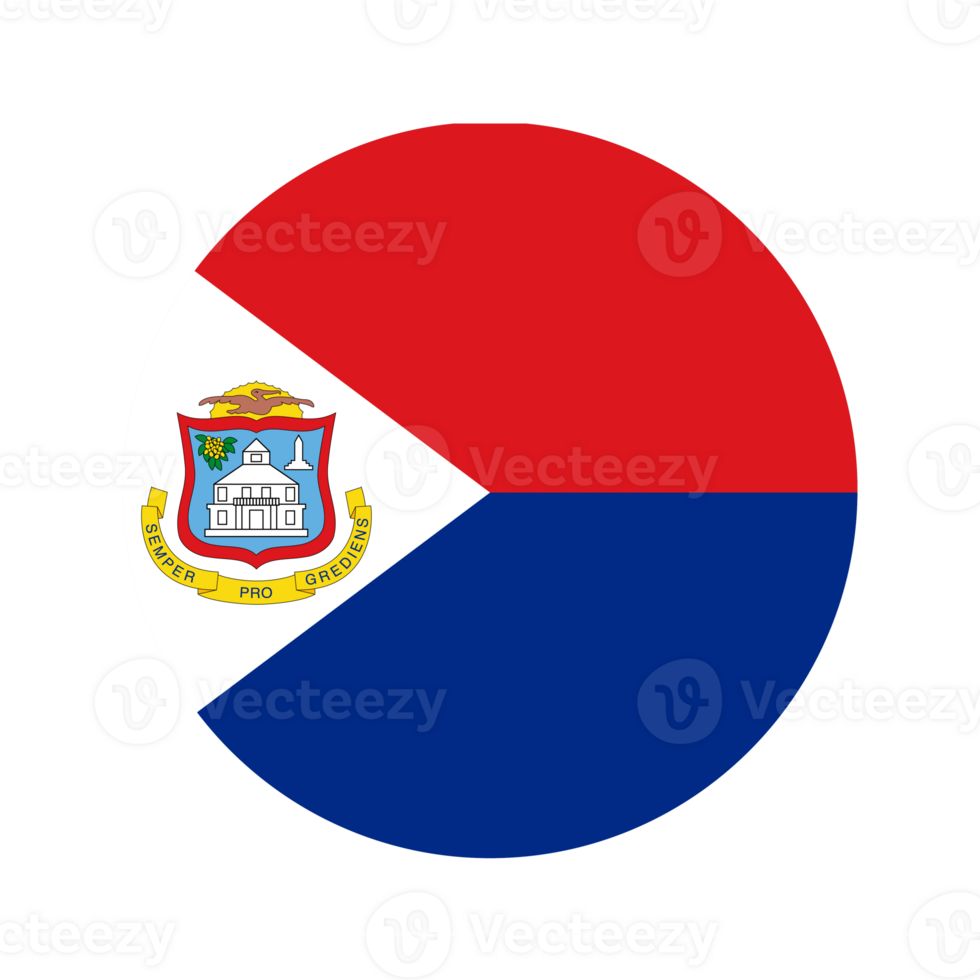 Sint Maarten flag simple illustration for independence day or election png