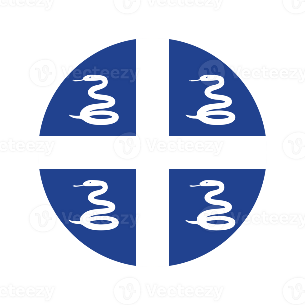 Martinique flag simple illustration for independence day or election png