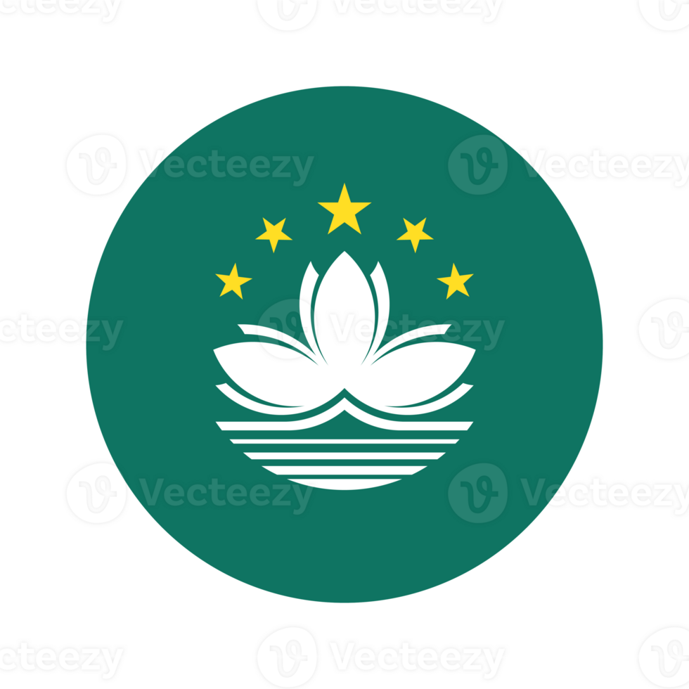 Macau flag simple illustration for independence day or election png