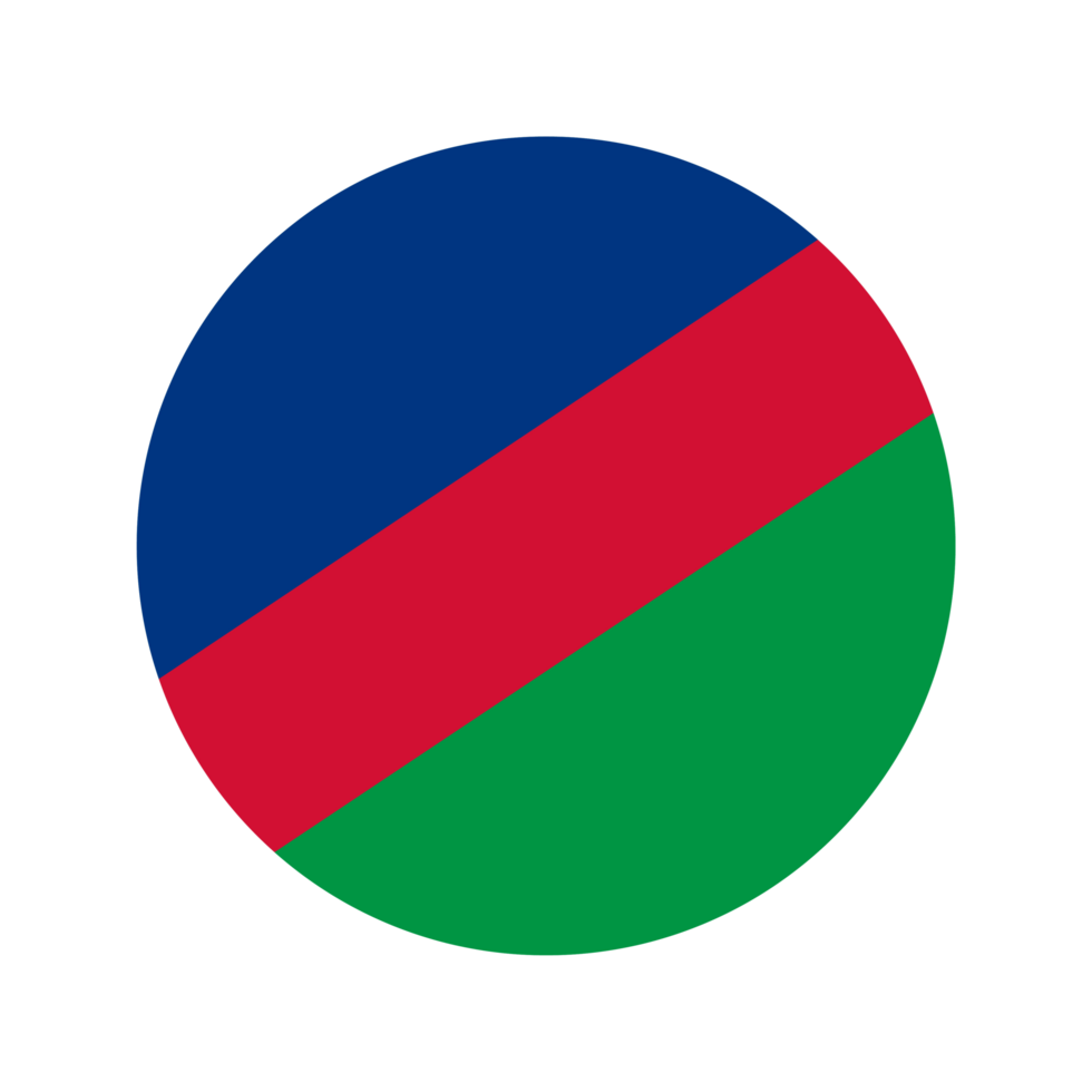 Namibia flag simple illustration for independence day or election png