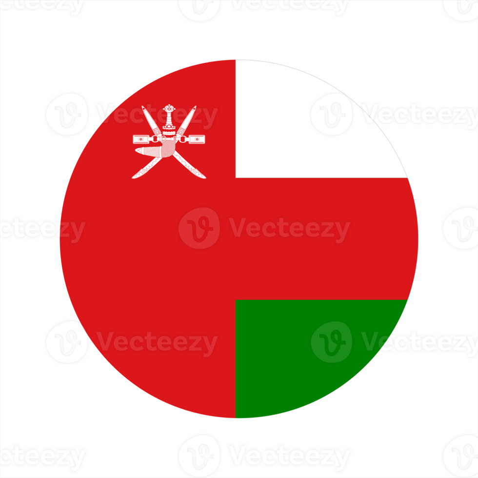 Oman flag simple illustration for independence day or election png