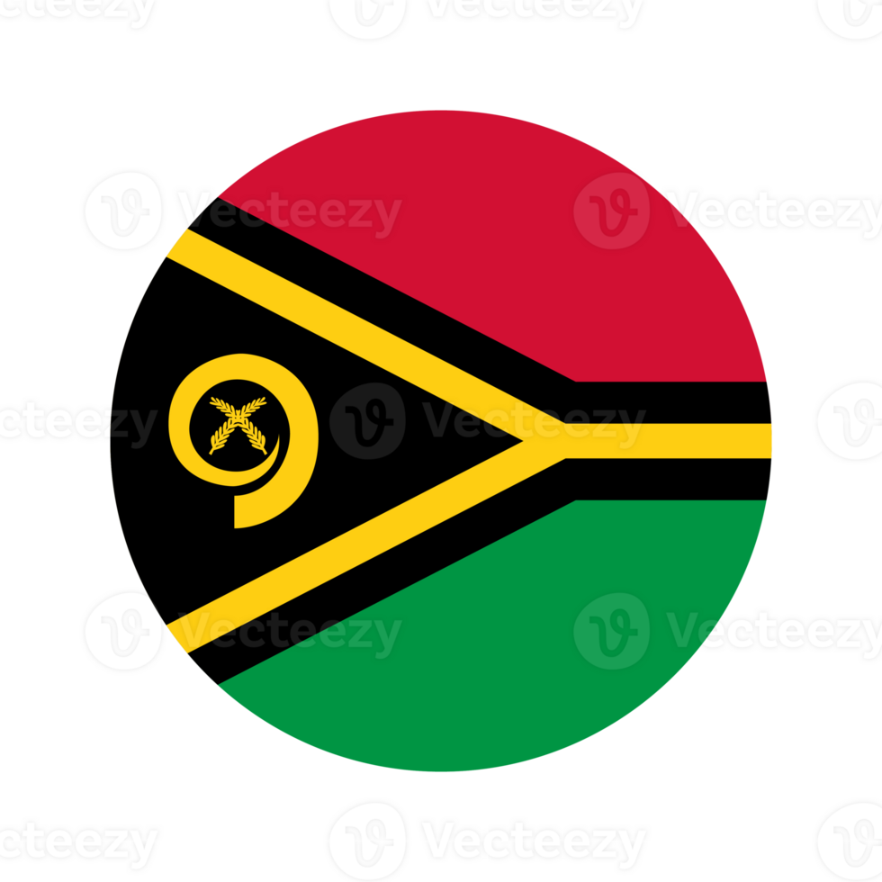 Vanuatu flag simple illustration for independence day or election png