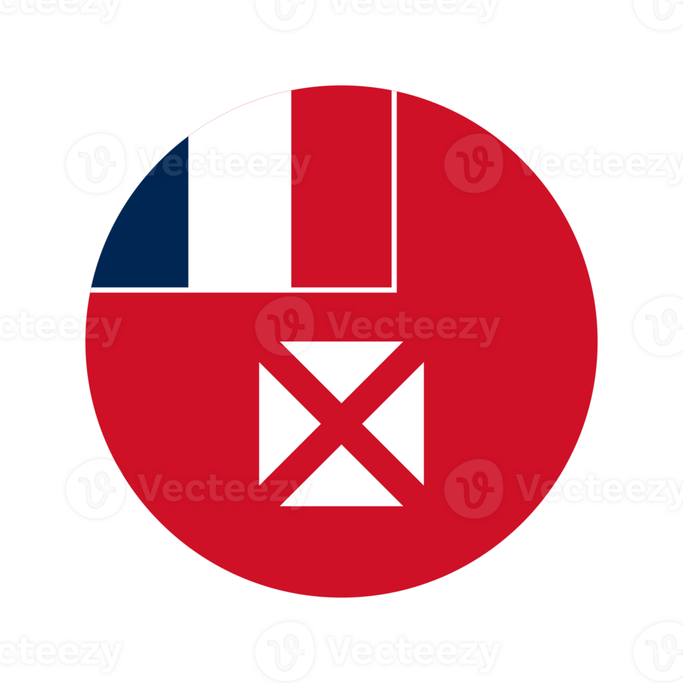 Wallis and Futuna flag simple illustration for independence day or election png