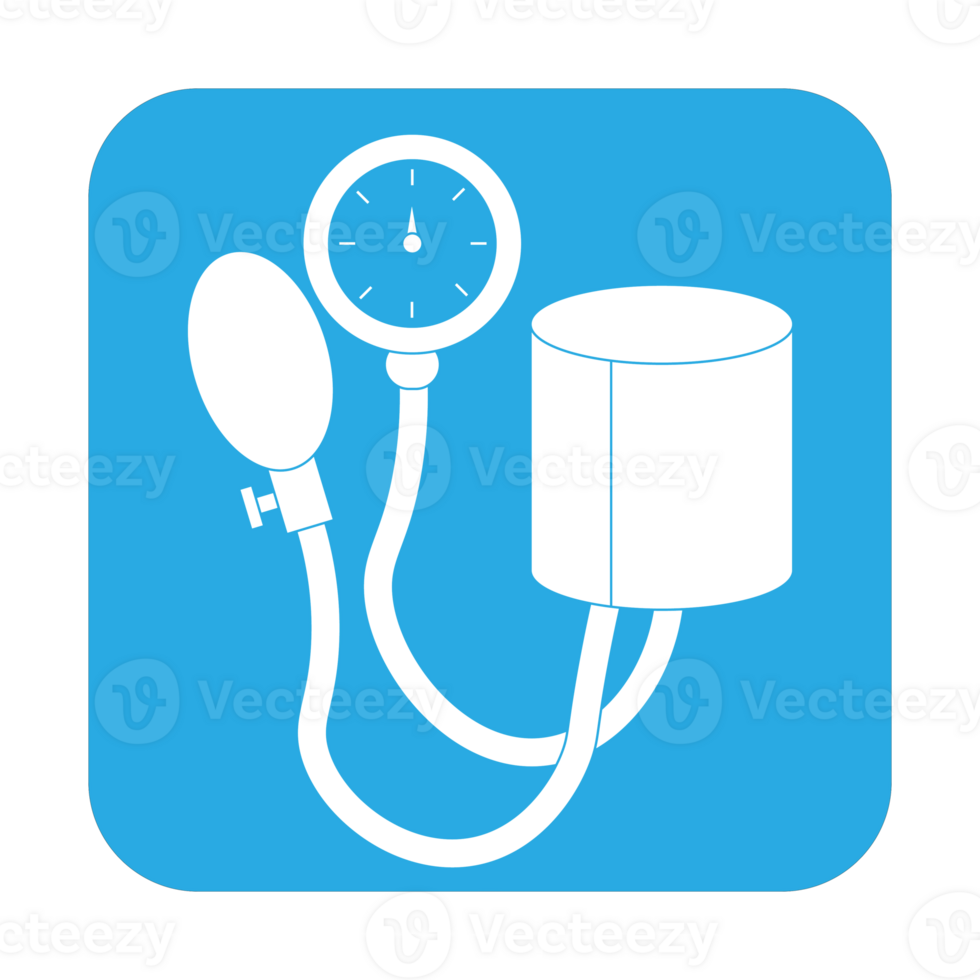 Blood pressure kit icon for check and medical png