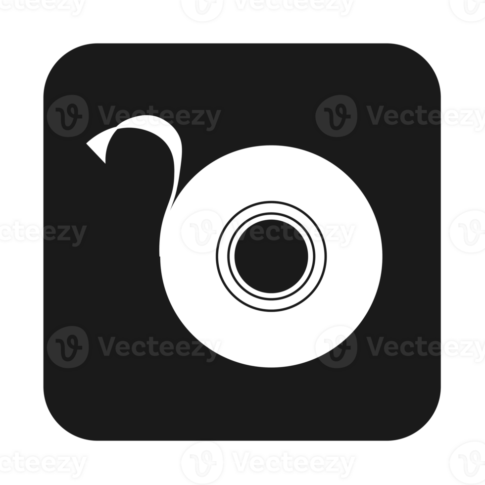 Simple illustration of insulating tape Concept of work tools png
