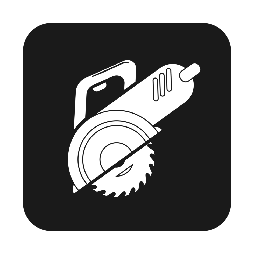 Circular saw simple icon From Working tools png