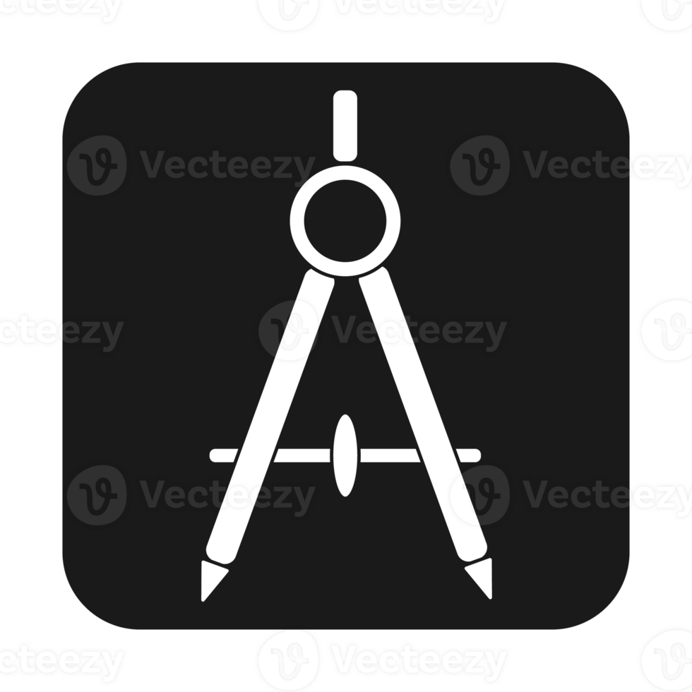 Compass icon in trendy Architecture symbol for web site, design, logo, app, UI png