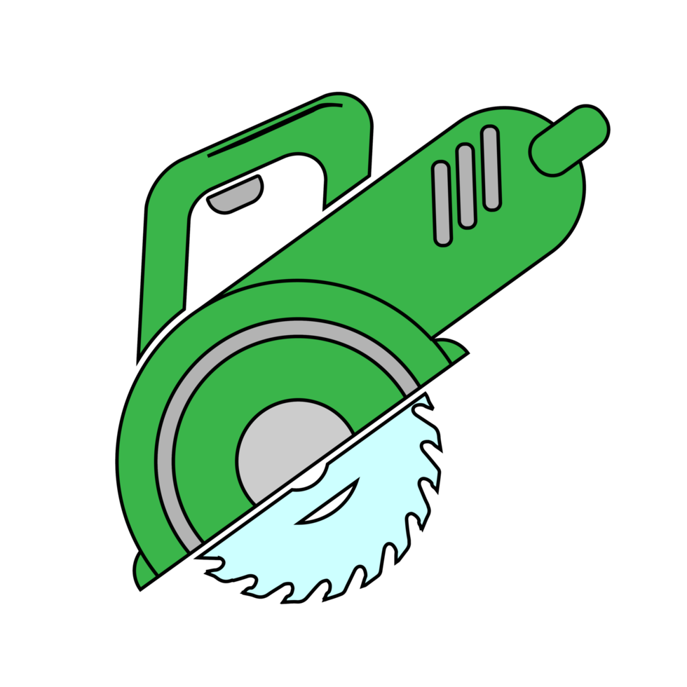 Circular saw simple icon From Working tools png