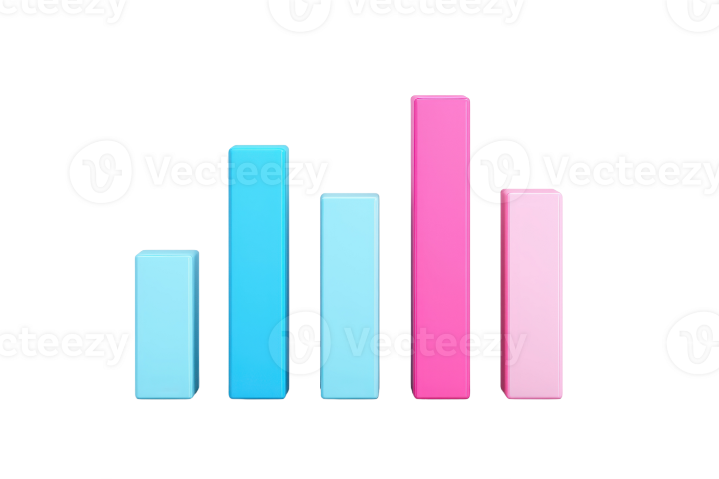A series of vertical bars in blue and pink, representing varying heights, resembling a bar graph or audio visualization. png
