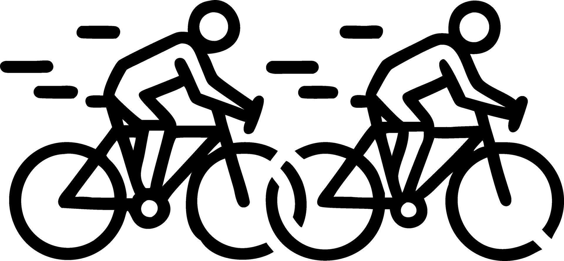 Cycling Club in the Countryside vector