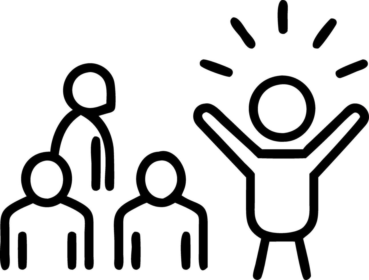 Candid shot of an office team applauding a colleague promotion vector