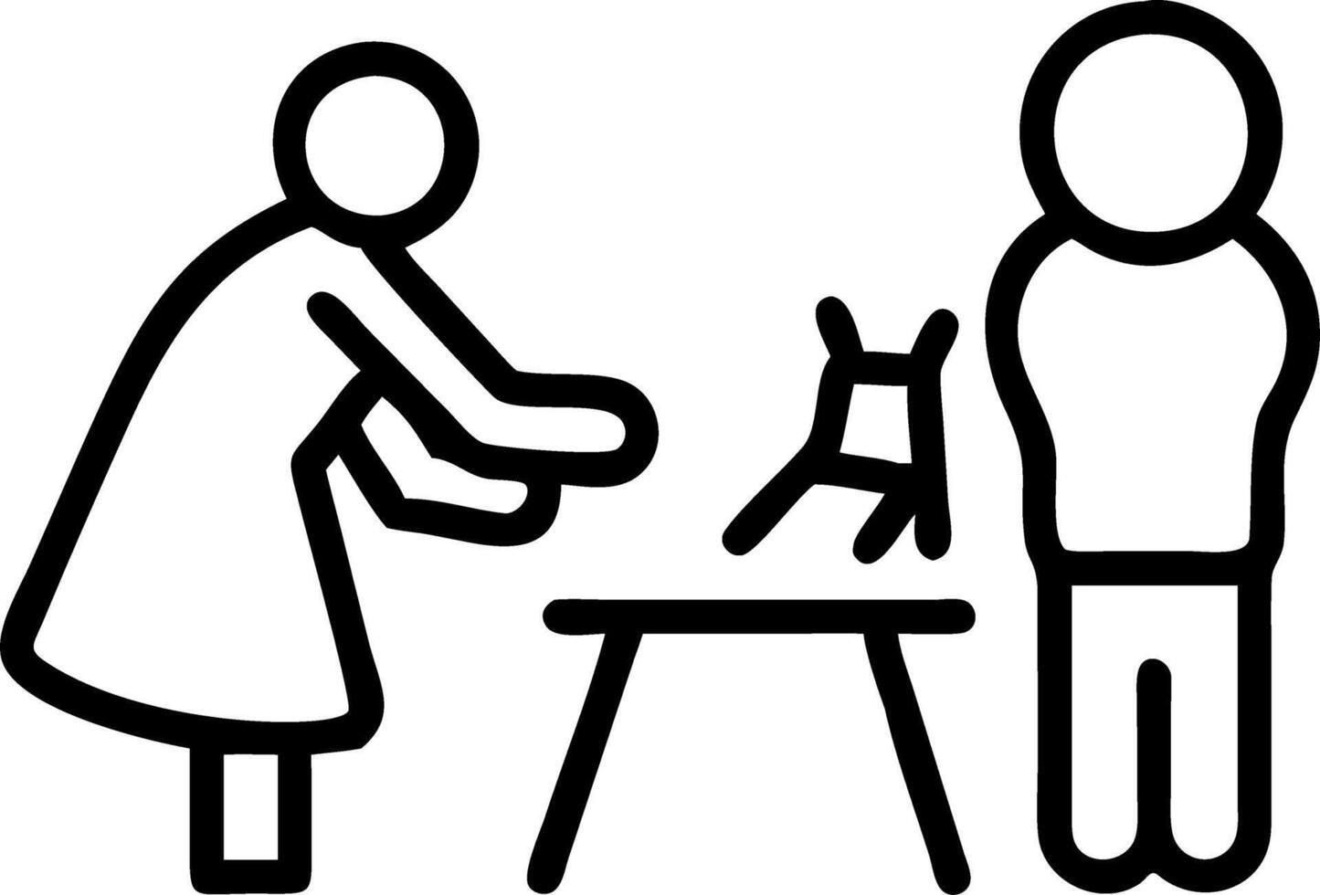 Children acting as fashion designers creating outfits outdoors with a macro close up and copy space vector