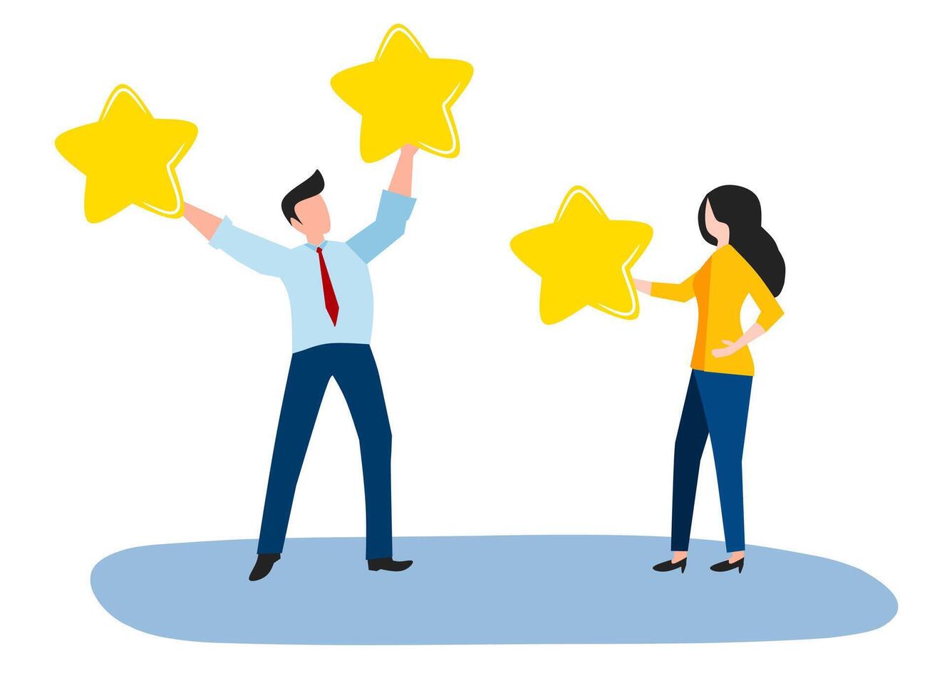 Three star rating vector