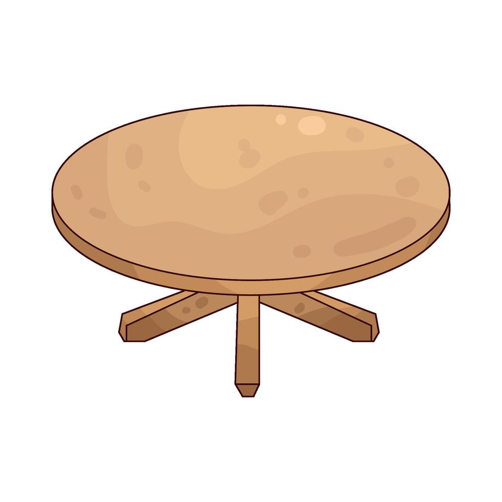 Illustration of Coffee Table vector
