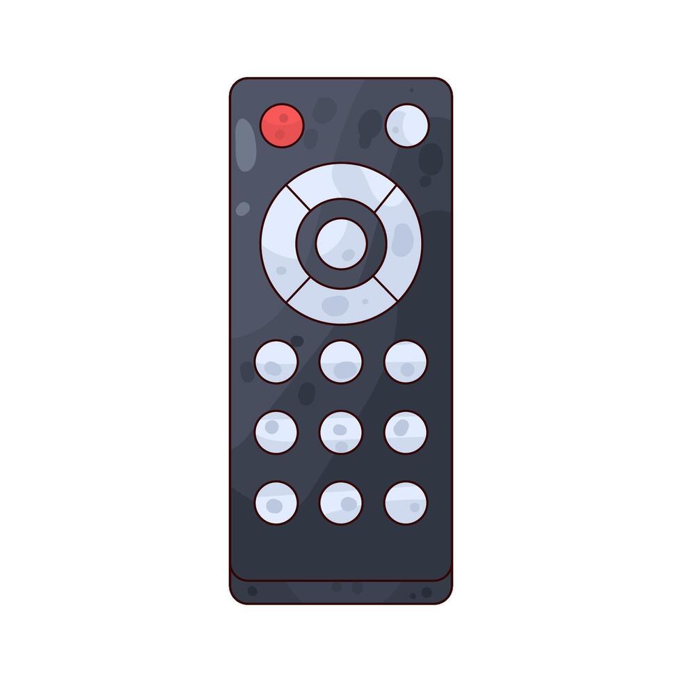 Illustration of Remote Control vector