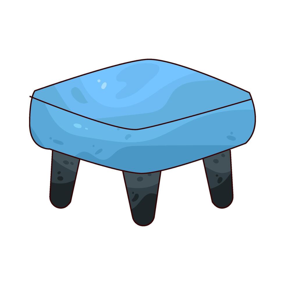 Illustration of Footstool vector