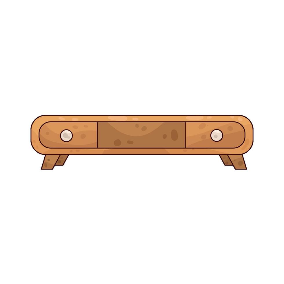 Illustration of TV Stand vector