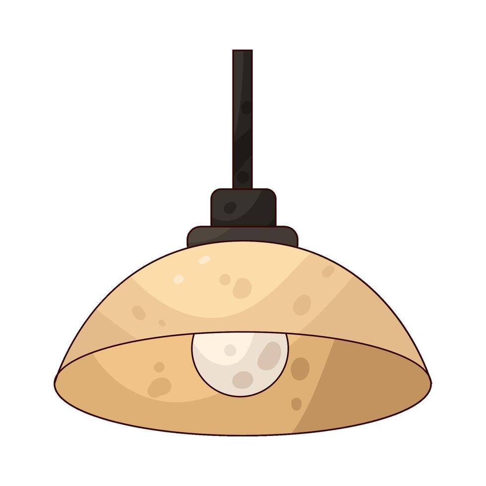 Illustration of Ceiling Lamp vector
