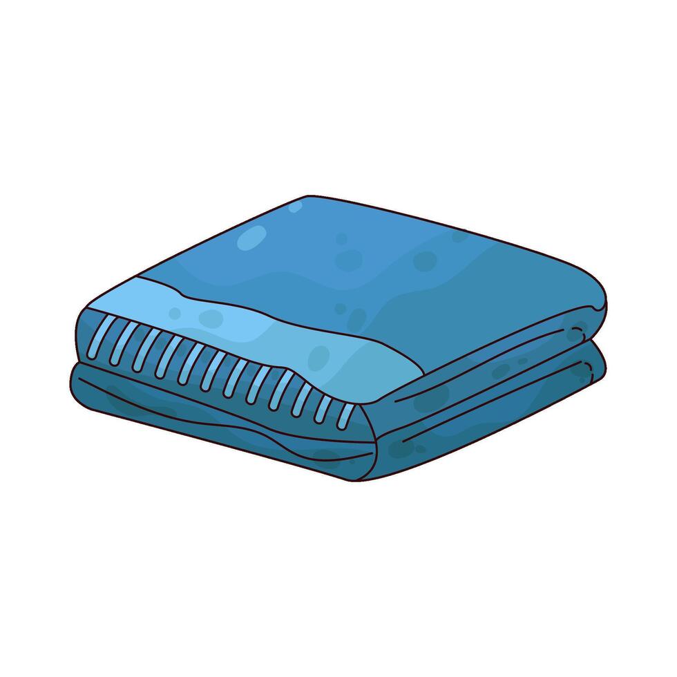 Illustration of Throw Blanket vector